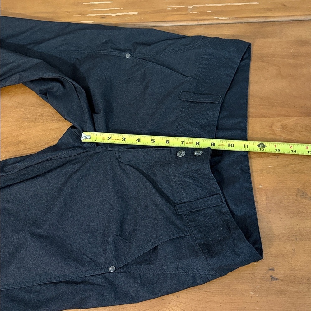 Athleta Nylon Blend Dark Gray Pants Size 12 - Picture 6 of 16